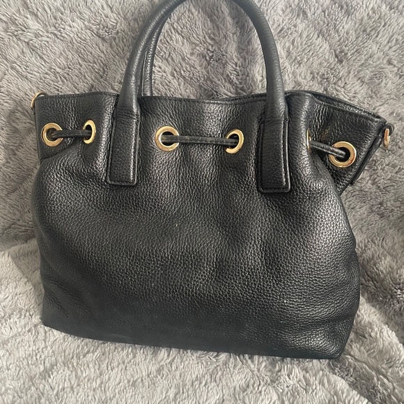 Micheal kors  Leather Camden Draw string Medium black Hobo Bag - Picture 4 of 7